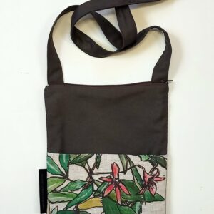 Christmasbush, Coral and Olive Cross Body Bag